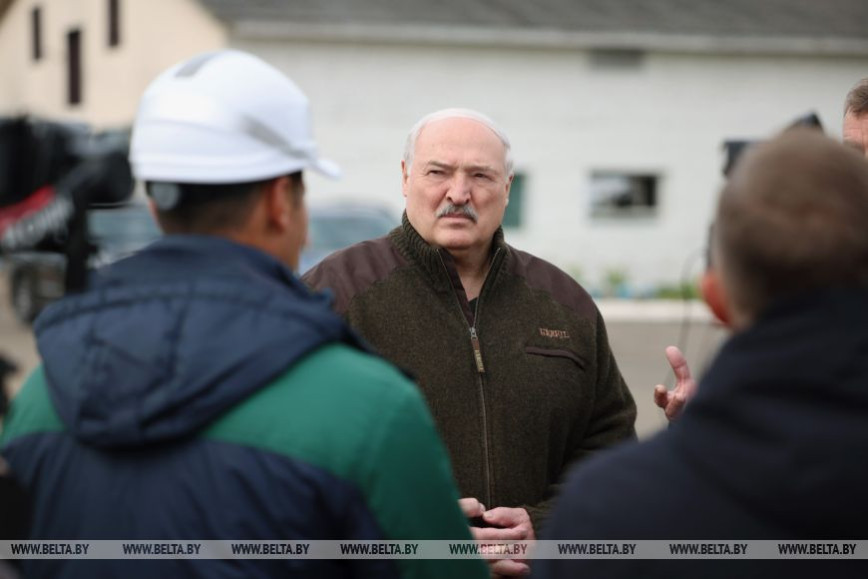 Лукашенко ознакомился с реализацией проектов на Полесье