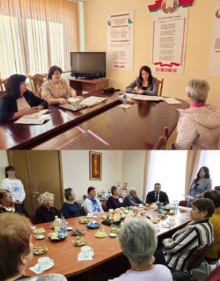 Сегодня приём граждан и "прямую линию" в Хойниках провела председатель комитета по труду, занятости и соцзащите облисполкома Надежда Цупа
