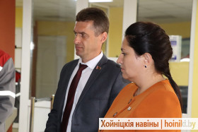 Хойникщину с рабочим визитом посетила председатель комитета по труду, занятости и социальной защите облисполкома Надежда Цупа